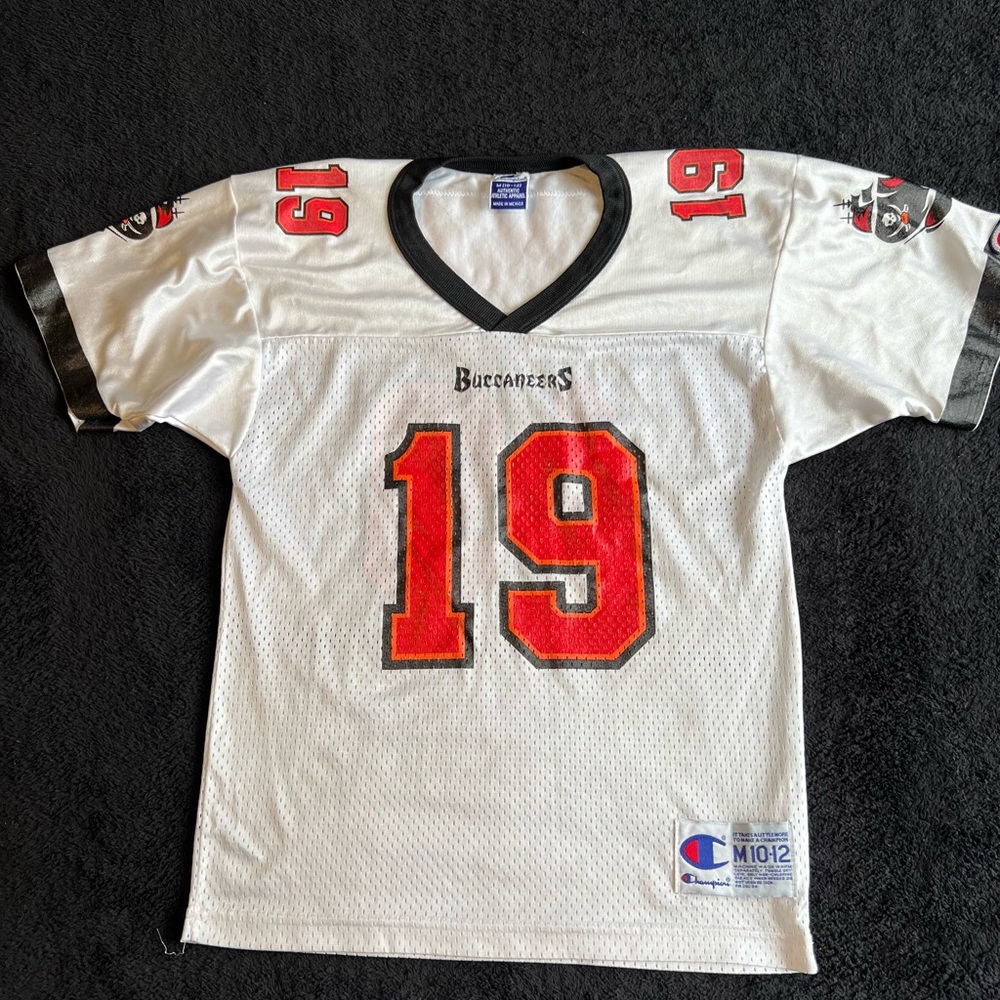 Vintage Keyshawn Johnson Tampa Bay Buccaneers Champion Jersey Size M (10-12)